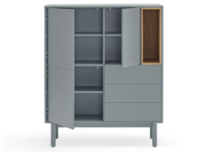 Mueble auxiliar gris para el hogar