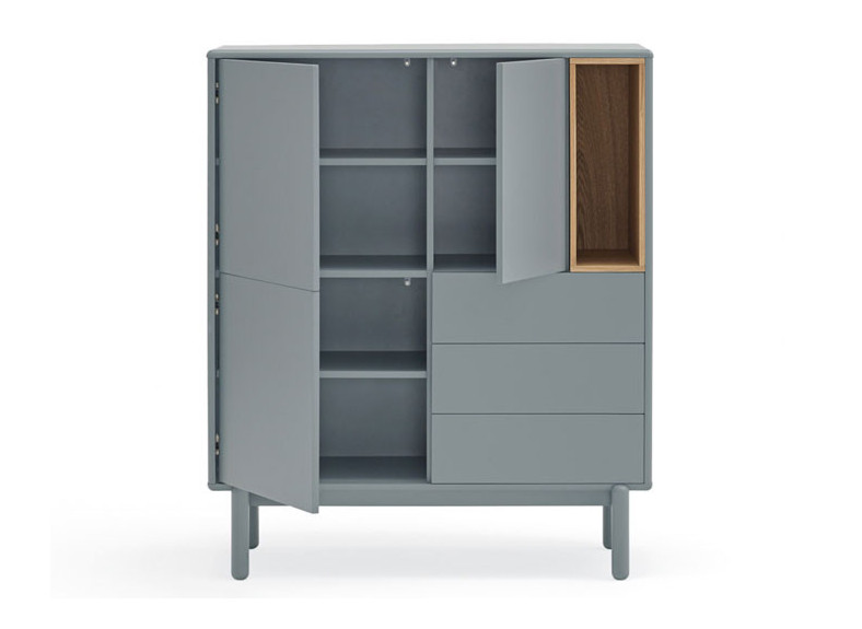 Mueble auxiliar gris para el hogar