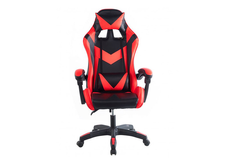 Silla para gaming en colores negro y rojo