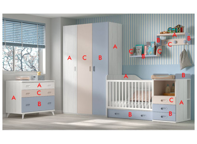 Oferta de muebles infantiles para habitación en Valencia