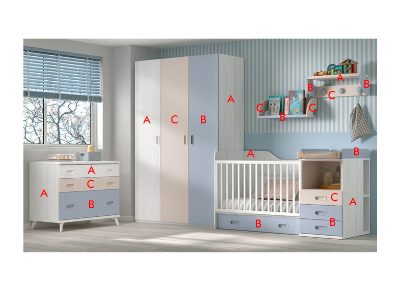 Oferta de muebles infantiles para habitación en Valencia