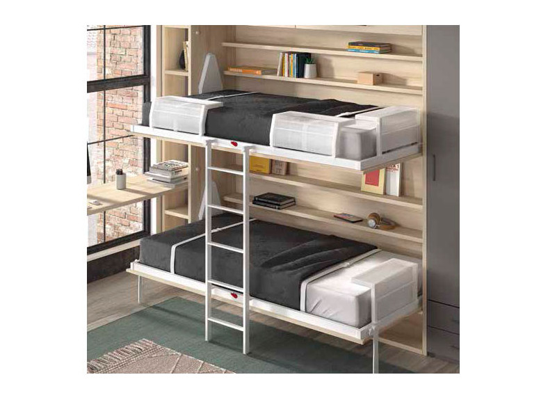 Cama abatible horizontal doble en oferta