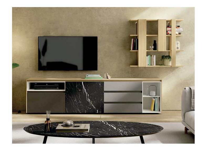 Salón moderno con mueble TV