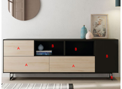 Aparador Moderno 22 en Muebles Intermobel