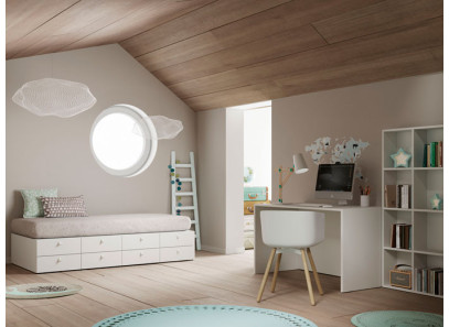 Habitaciones infantiles convertibles en juveniles