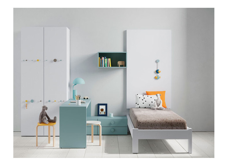 Cama moderna ara habitación infantil