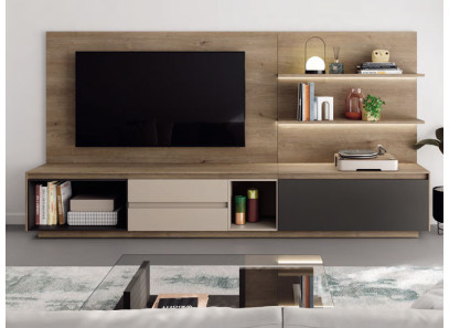 Mueble tv con estanteria