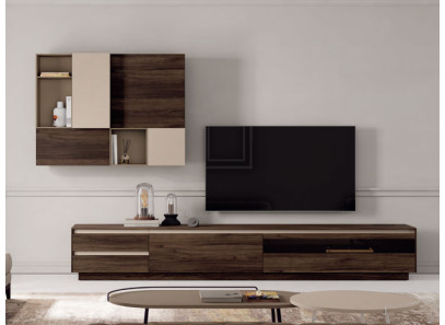 mueble tv nogal