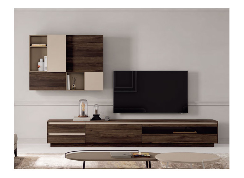 mueble tv nogal