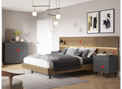 Dormitorio  moderno en Muebles Intermobel