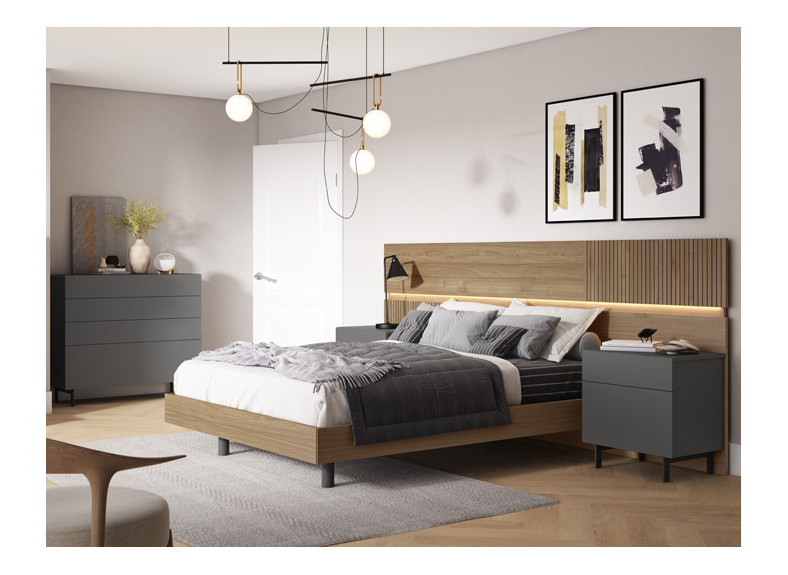 Dormitorio  moderno en Muebles Intermobel