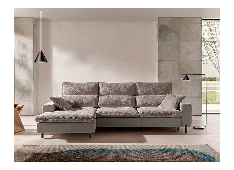 Sofá chaiselongue deslizante moderno en oferta