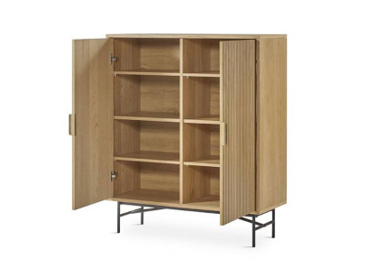 Mueble auxiliar para salón roble