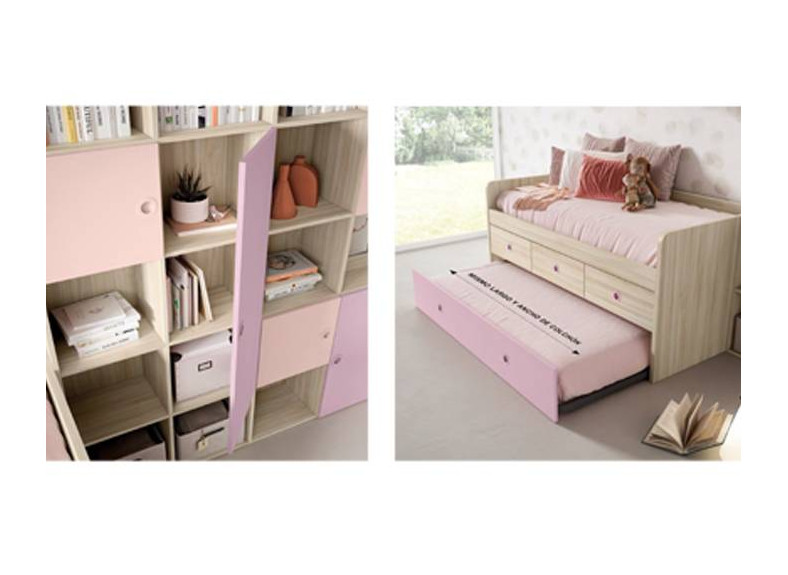 Compacto con cajones y cama nido| Muebles Intermobel®