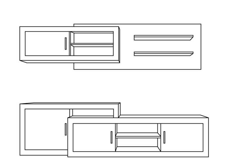 Composición de muebles