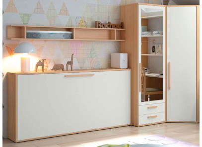 Dormitorio con Cama Abatible