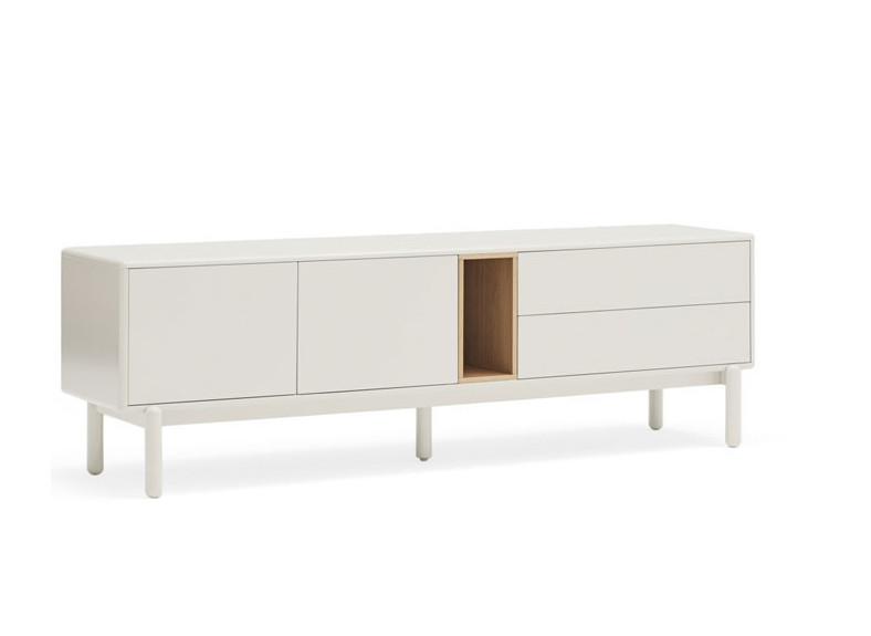 Mueble de TV con puertas y cajones